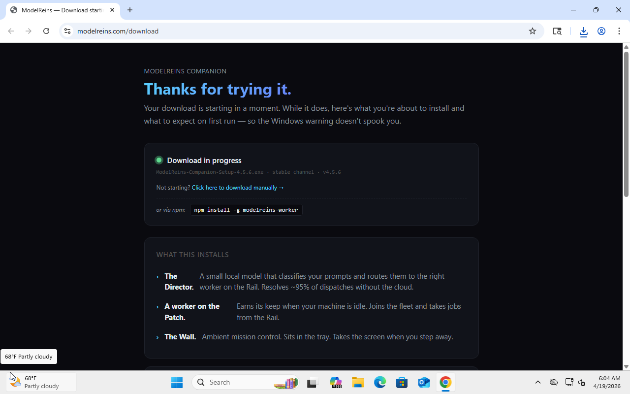 Download page